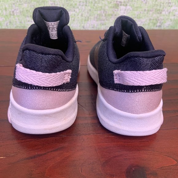 Adidas Cloudfoam Racer TR Sneakers Shoes Slip On Mesh Blue Toddler Size 8 Baby - Picture 3 of 9